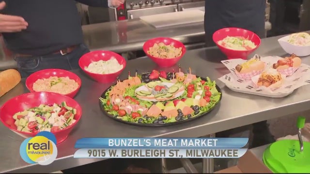 Bunzel's Meat Market; stocked for holiday weekend
