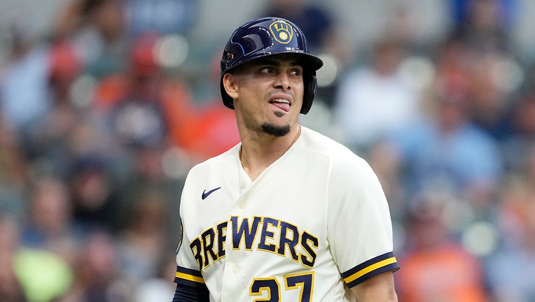 Brewers' Willy Adames leaves hospital, placed on concussion list