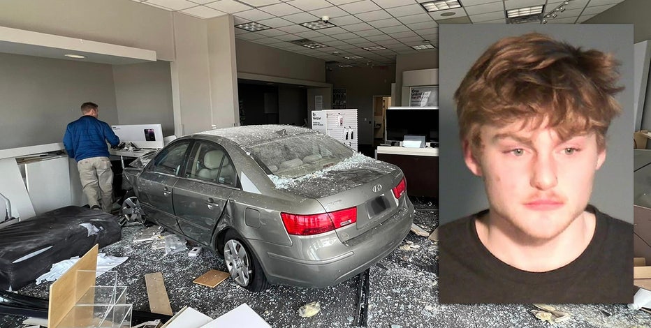 Car crashes into Verizon store in Fond du Lac; Oakfield man charged