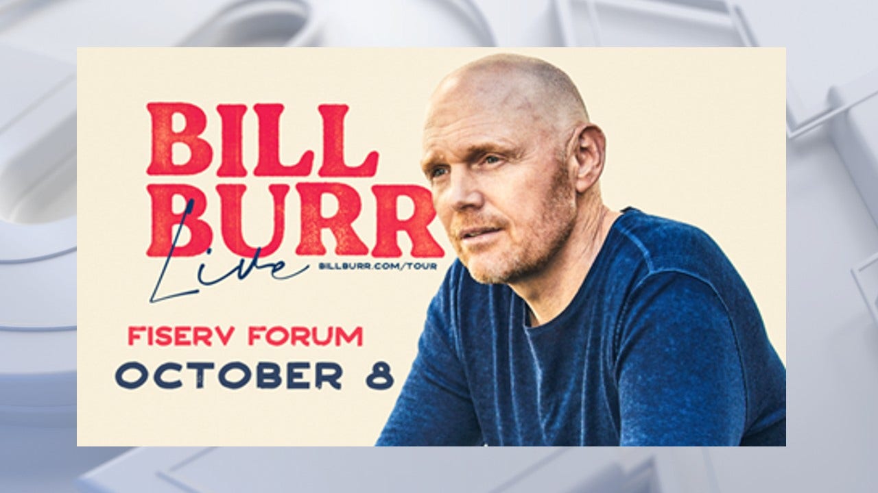 Bill Burr at Fiserv Forum on Oct. 8. FOX6 Milwaukee