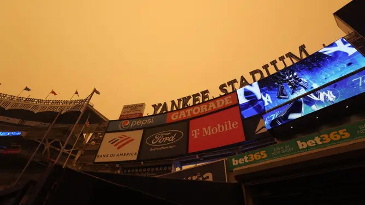 Yankee games at risk? Here's how MLB will monitor air quality this week  during homestand