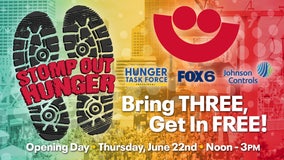 Stomp Out Hunger in southeast Wisconsin: Bring 3 get into Summerfest FREE!