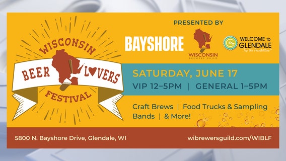 Wisconsin Beer Lovers Festival at Bayshore on June 17