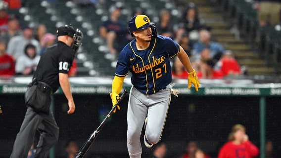 Brewers down Guardians, Willy Adames homers twice