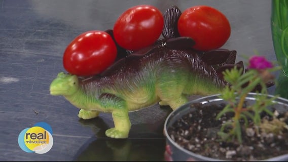 Creating container gardens to encourage healthy eating