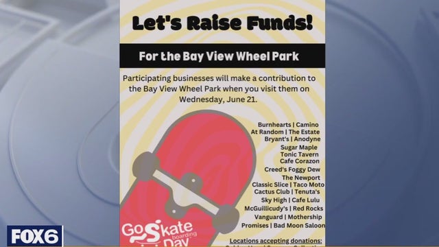 Milwaukee's first wheel park; fundraising event