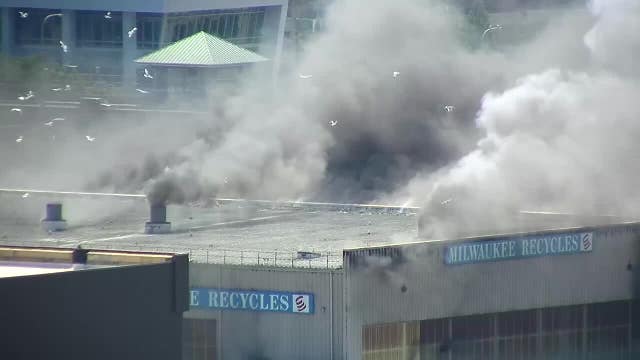 Milwaukee recycling plant fire fully extinguished after 24 hours