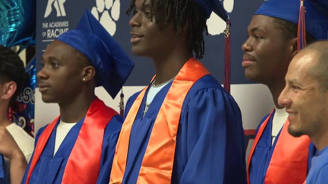 Racine Park special graduation ceremony for 3 student athletes
