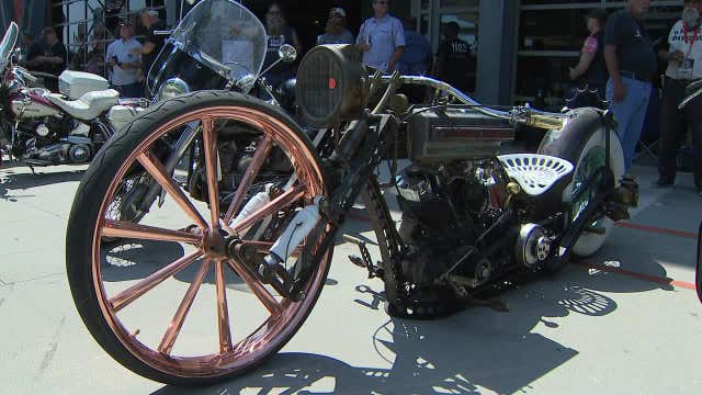 Harley-Davidson vintage motorcycle rally benefits Make-A-Wish