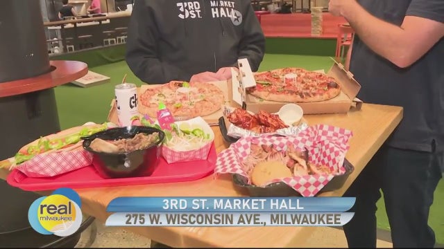 3rd St. Market Hall; Options for breakfast, lunch and dinner