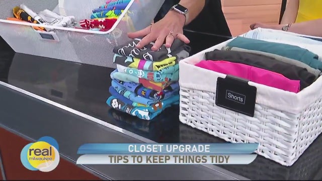 Closet upgrade; Tips to keep things tidy