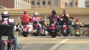 Harley-Davidson breast cancer ride for Komen, hundreds participate