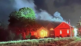 Kansasville house fire, lightning strike suspected as cause