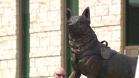 St. Francis K-9 statue unveiled, honors former members