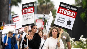 Hollywood actors strike, joining writers in 1st industry-stopping walkout since 1960