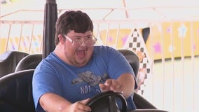 Waukesha County Fair inclusive rides, lights off, music down