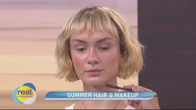 Summer hair and makeup tips