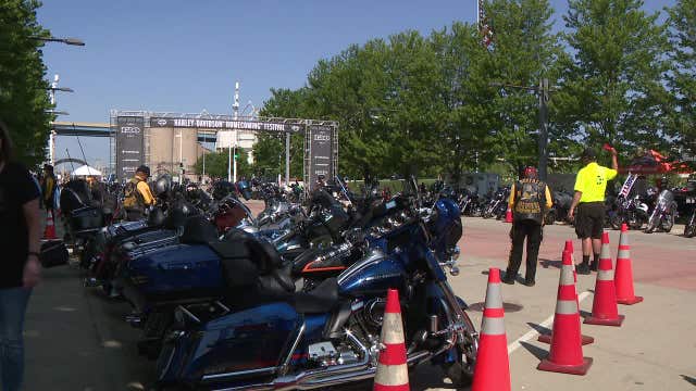 Milwaukee Harley-Davidson fans celebrate the brand's legacy