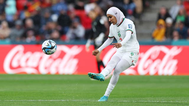 Morocco's Nouhaila Benzina makes Women's World Cup history competing in hijab
