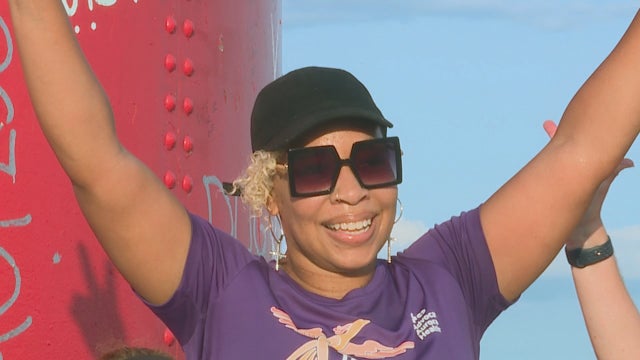 Cancer survivor overcomes fears to cross the finish line
