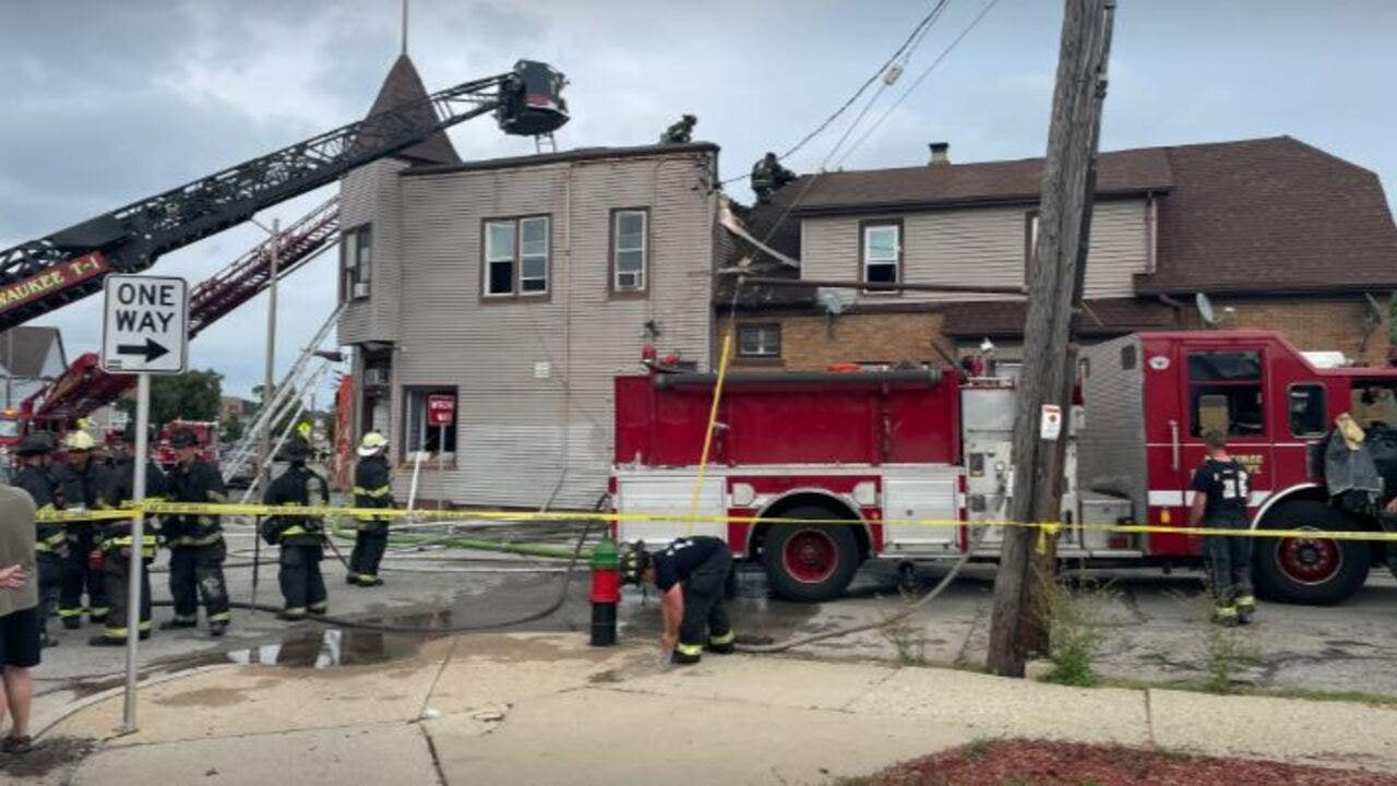 Milwaukee church building fire, 23rd and Forest Home, no injuries