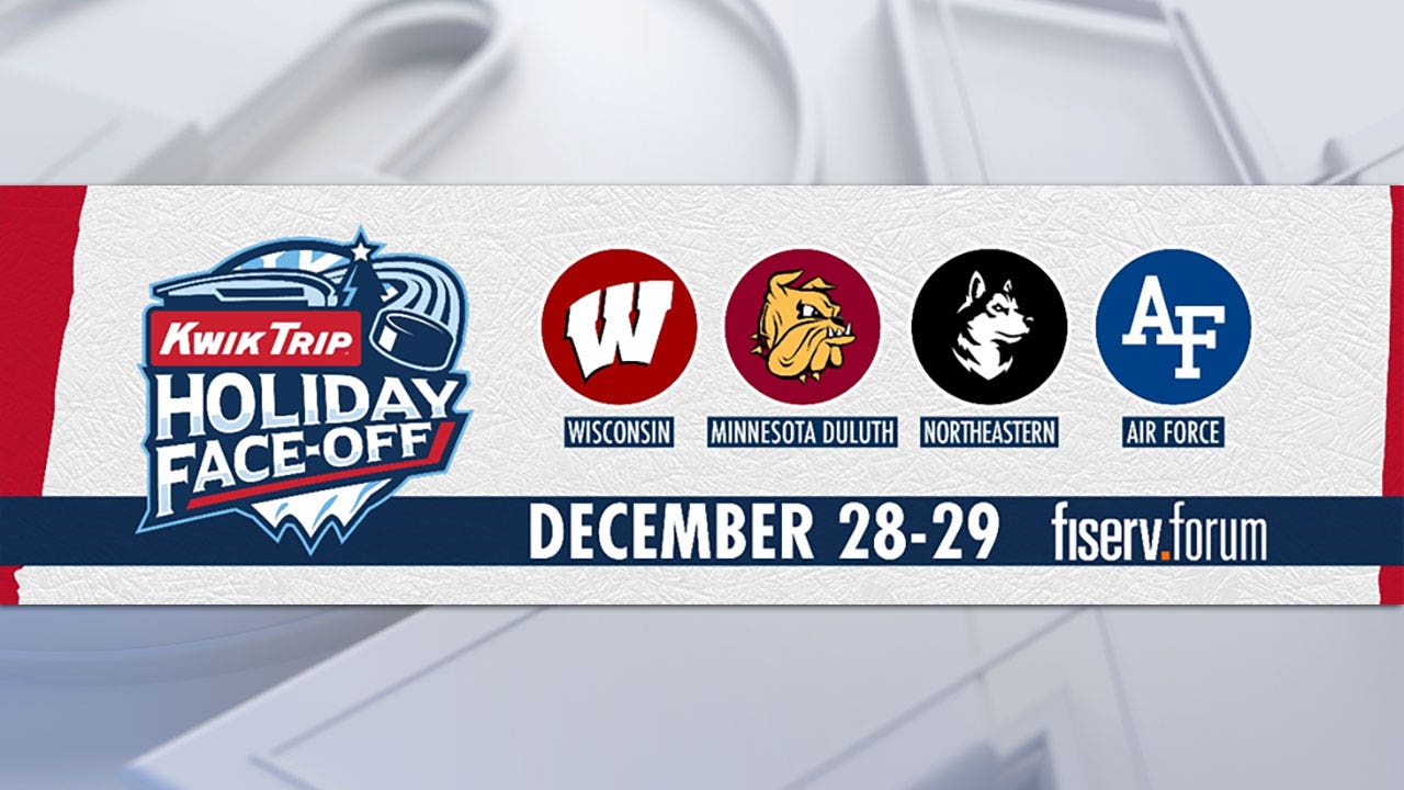 Kwik Trip Holiday FaceOff; matchups set, Fiserv Forum Dec. 28 29