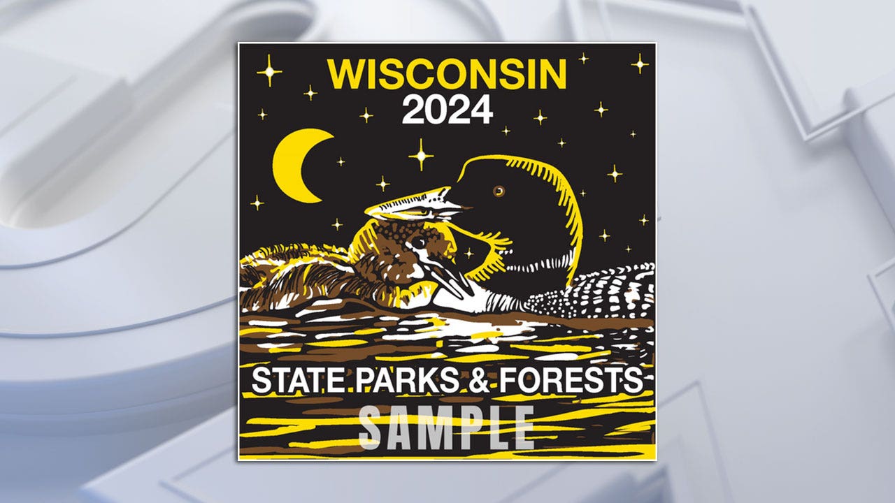 2024 Wisconsin State Park Sticker Slinger Sophomore Wins Design   Sticker 