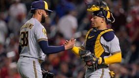 Brewers beat Nationals, snap 4-game skid