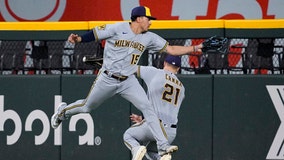 Brewers sweep Rangers; Tyrone Taylor triples, scores 3 runs