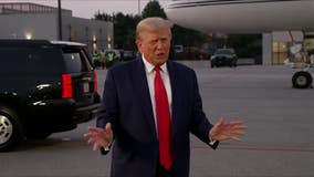 Trump makes comments after surrender at Fulton County Jail