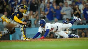 Dodgers beat Brewers 7-1 for 10th straight win