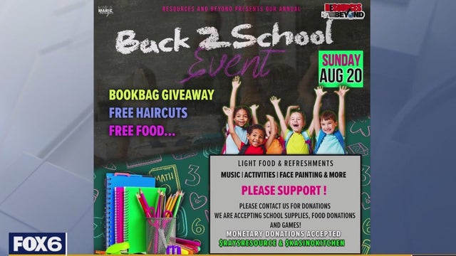 Resources and Beyond: Back-to-school event Sunday