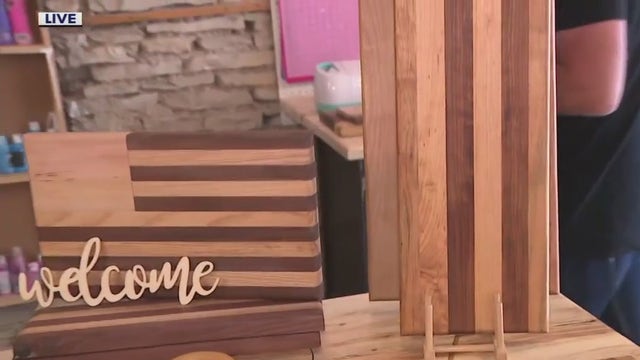 Fisk Avenue in Downtown Waukesha; handcrafted furniture