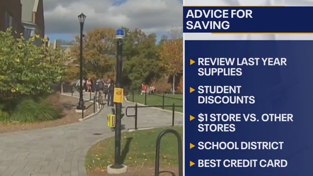 Back-to-school spending; tips to save