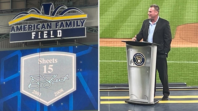 Ben Sheets inducted into Brewers Walk of Fame