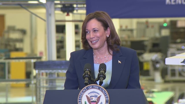 Kamala Harris visits Pleasant Prairie, touts tech job creation
