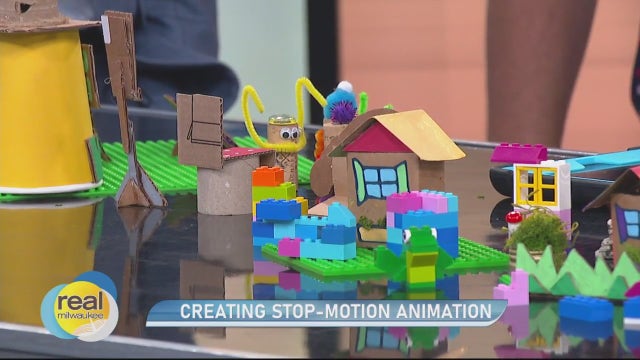 Creating stop-motion animation; Islands of Brilliance