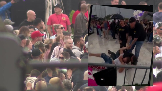 The Rock in Franklin festival issues; man leaves with injuries