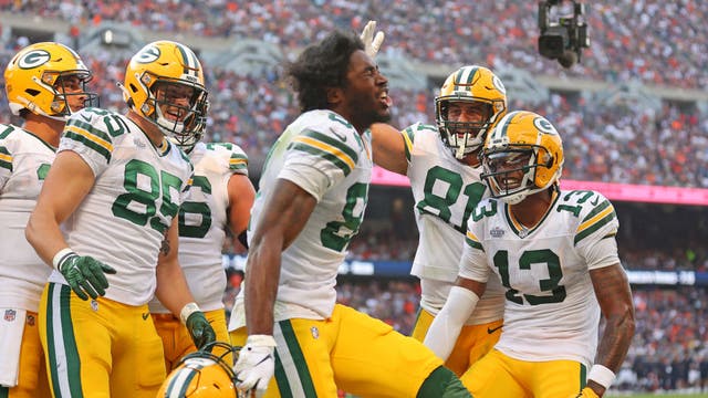 Packers' Romeo Doubs talks Vikings win, Steelers on the road