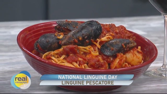Celebrating National Linguine Day; Linguine pescatore recipe