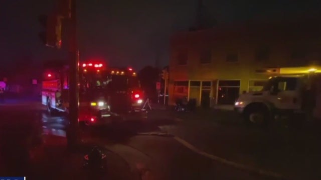 Milwaukee 60th and North car fire, gas leak