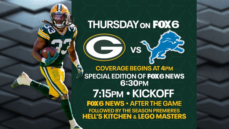 Packers, Lions at Lambeau Field; Green Bay leads series, 103-75-7