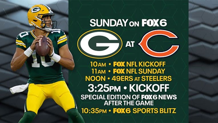 what channel is the packers vs bears game on