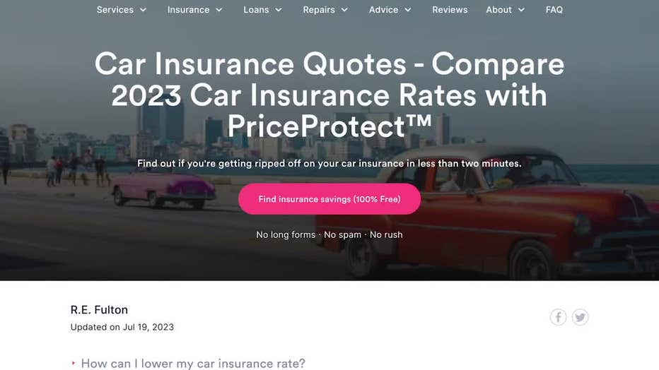 Car insurance comparison sites FOX6 Milwaukee