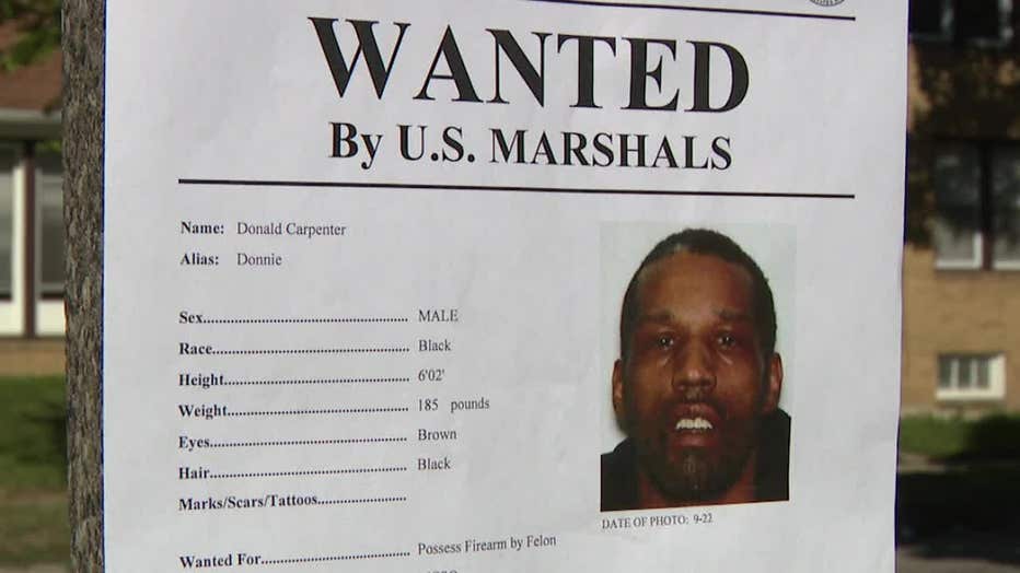Wisconsin's Most Wanted Donald Carpenter sought, 3 arrest warrants