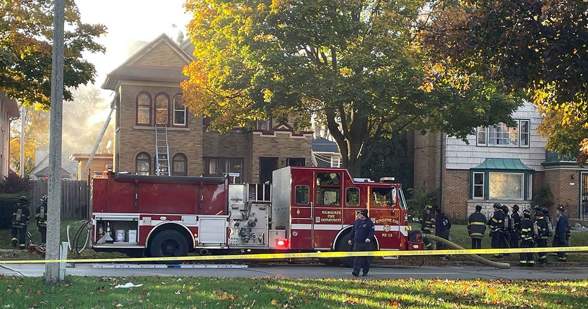 Milwaukee house fire at Sherman and Burleigh | FOX6 Milwaukee