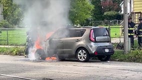 Milwaukee vehicle fire, North and Buffum