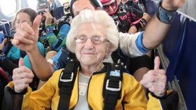 Chicago woman, who recently attempted to break skydiving world record, dies at 104