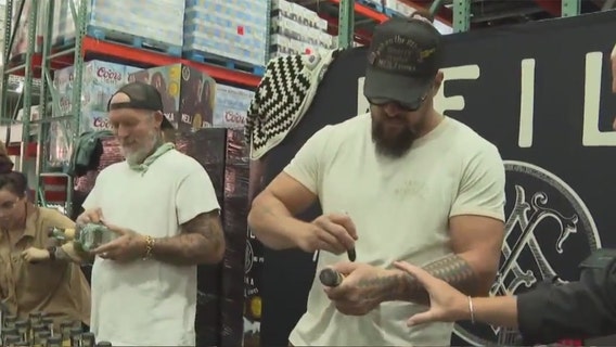 Jason Momoa in Wisconsin, vodka brand bottle signing