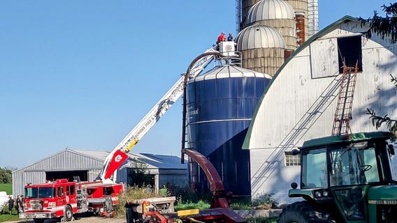 Kenosha County silo accident, elderly man dead